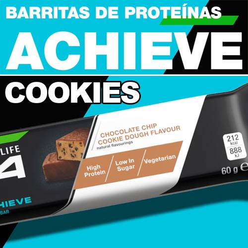 Barritas de Proteínas Achieve H24 Cookies